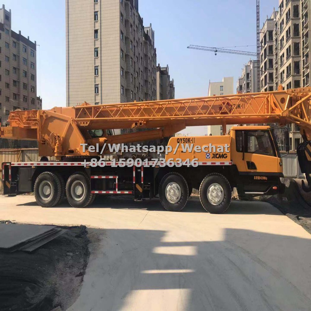 Low Cost Used XCMG 50 ton QY50K-II Truck Crane Price